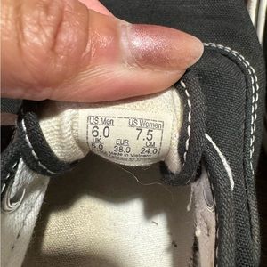 Vans Women 7.5 black shoes